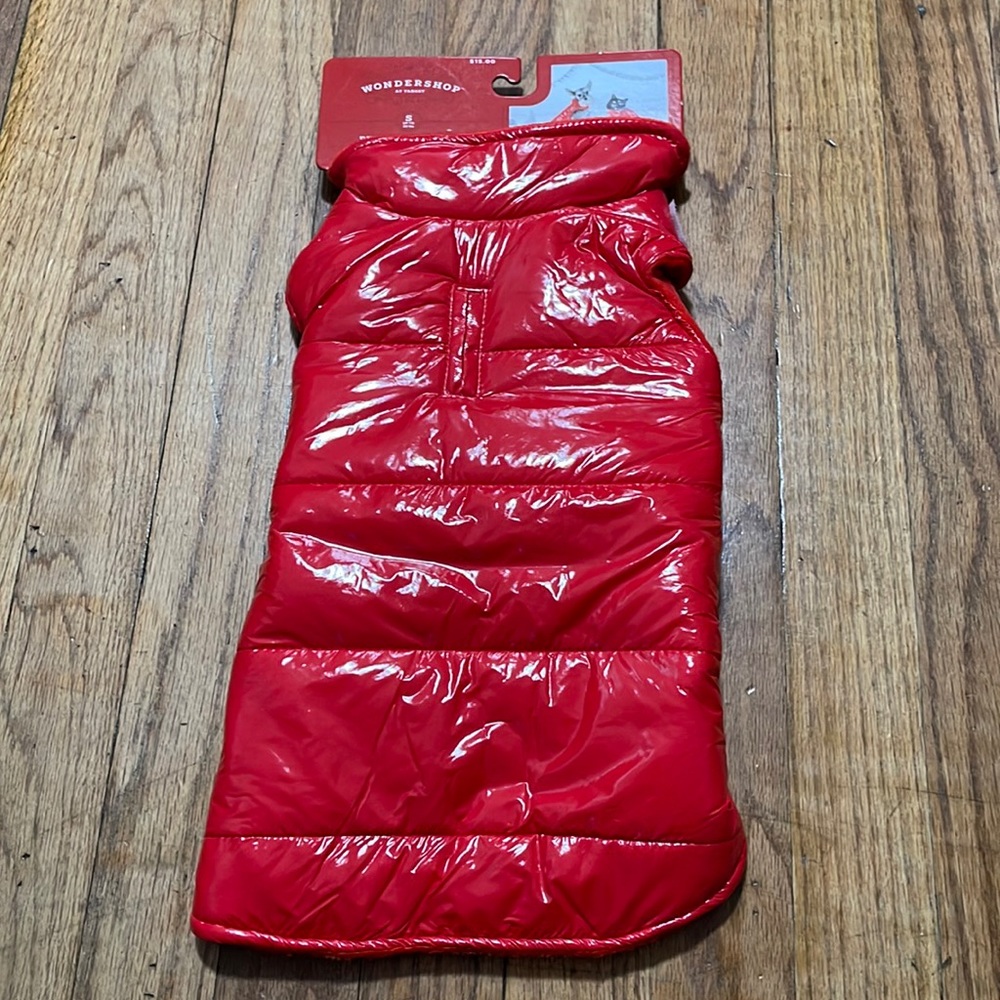 Wondershop size s up to 20 lbs pet puffer vest.